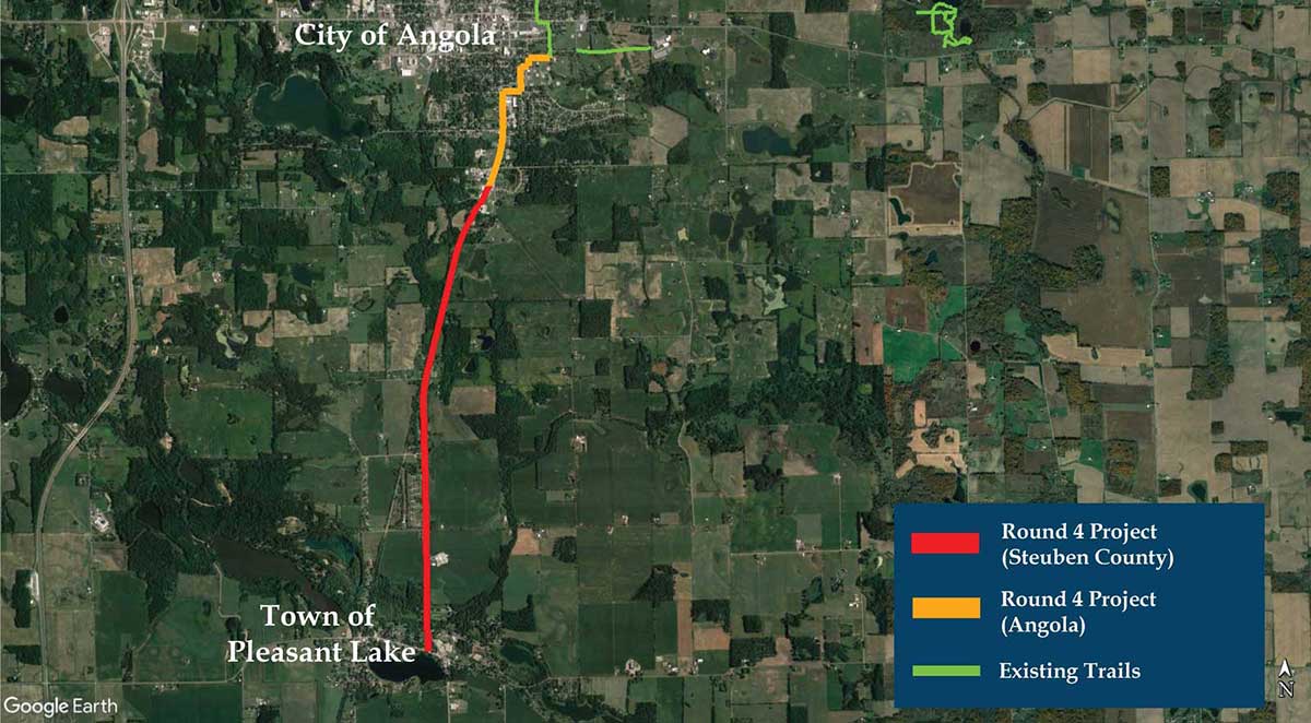 Map of Steuben County