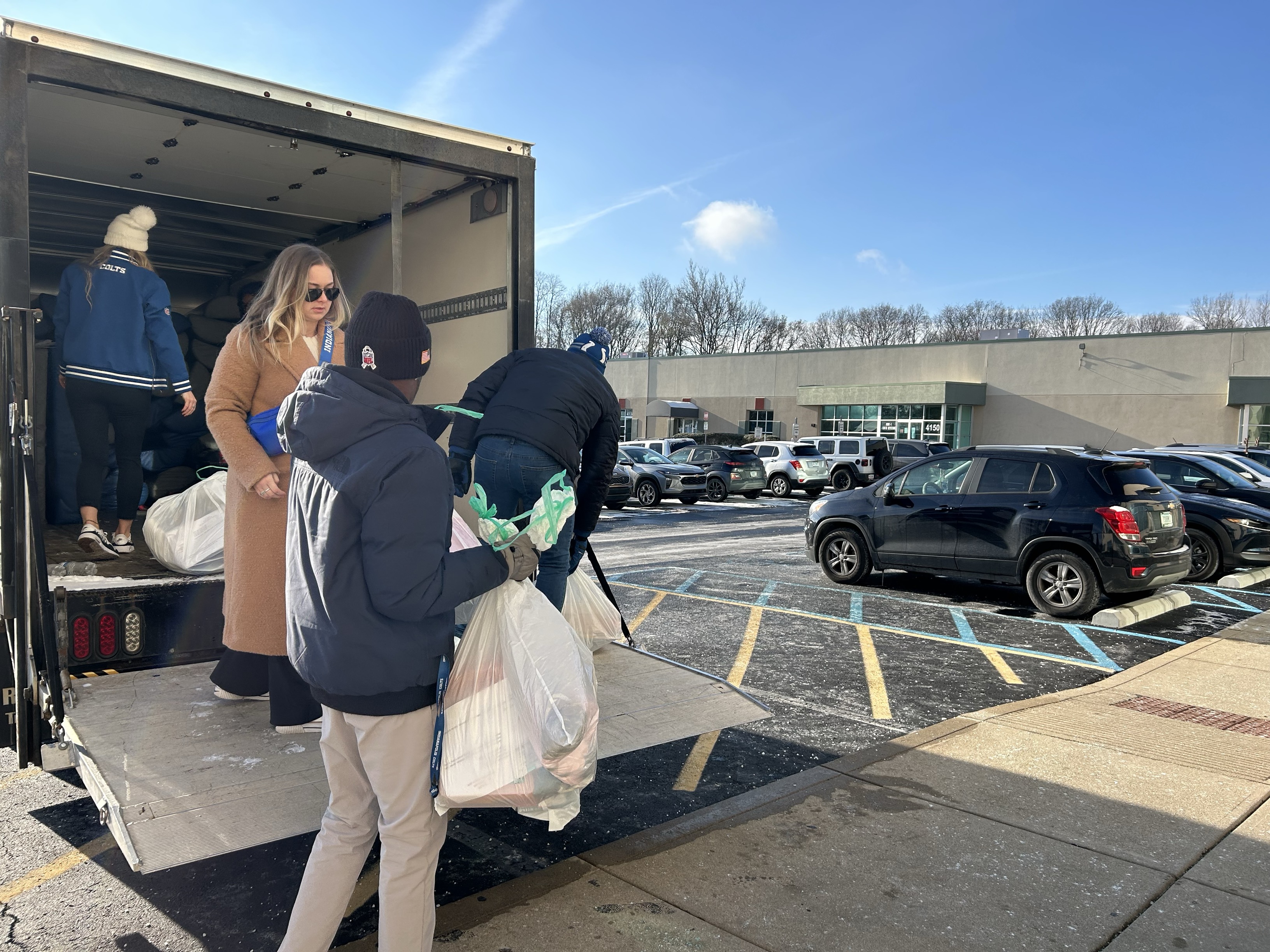 Colts unpacking