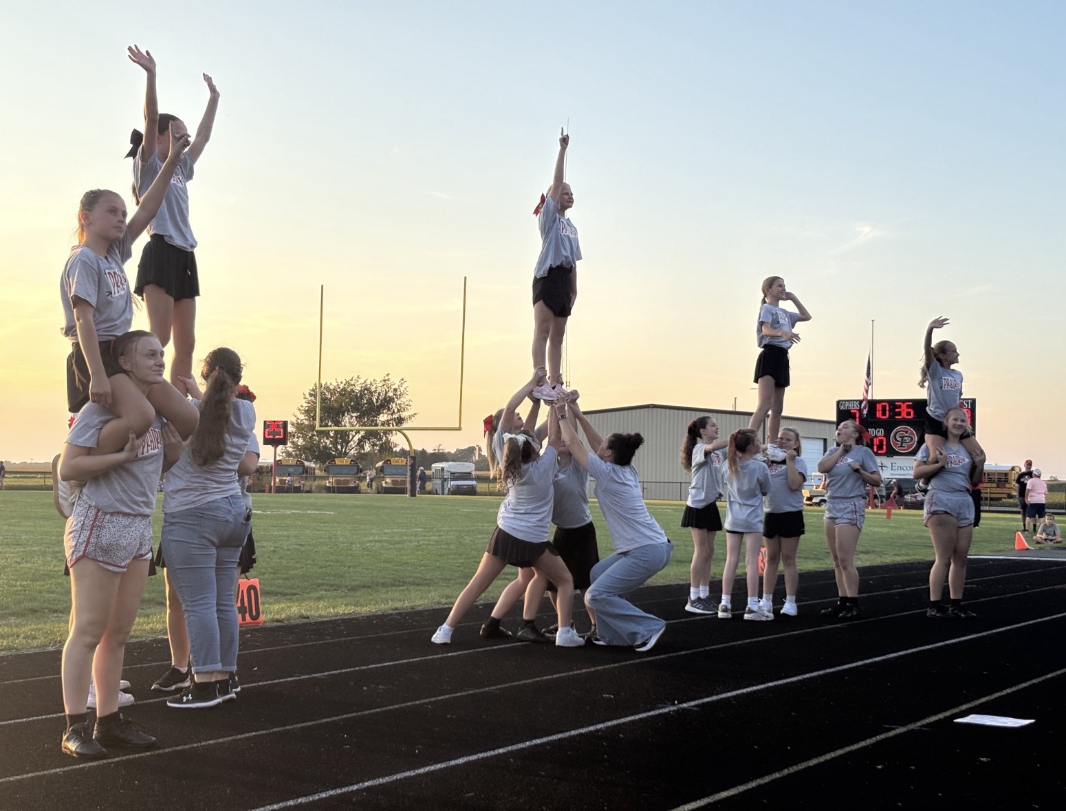 CP youth cheer