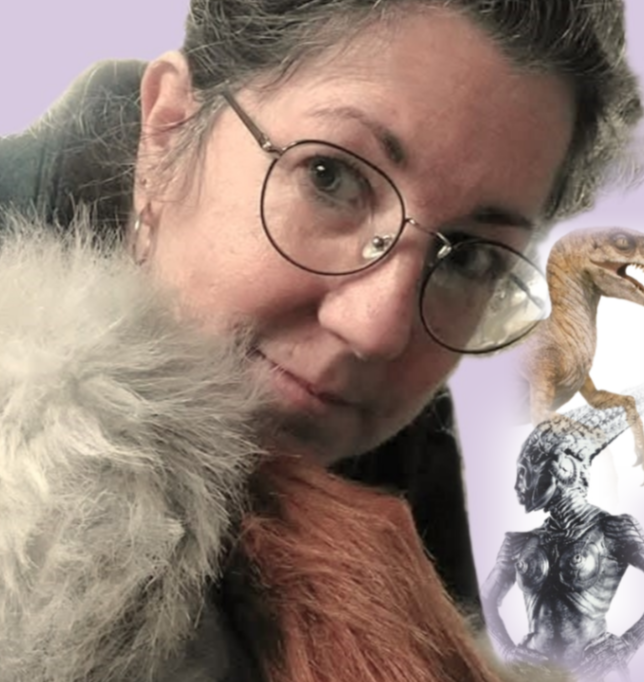 Woman wearing glasses