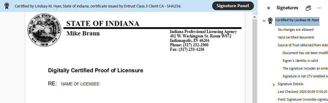 Certified Certified