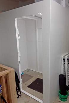 Safe room without door