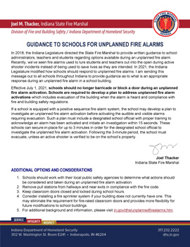 Guidance document screenshot