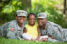 Military Family with Daughter