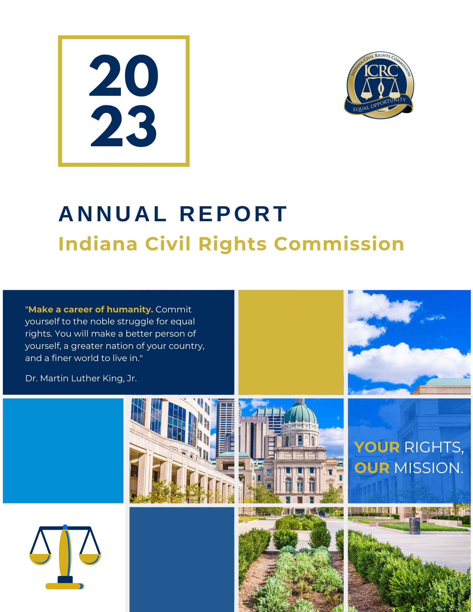 Cover photo of ICRC's 2023 Annual Report