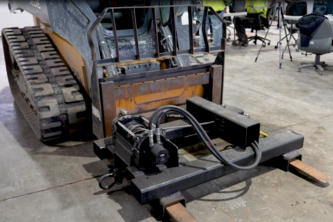 Skid Steer Cable Winch