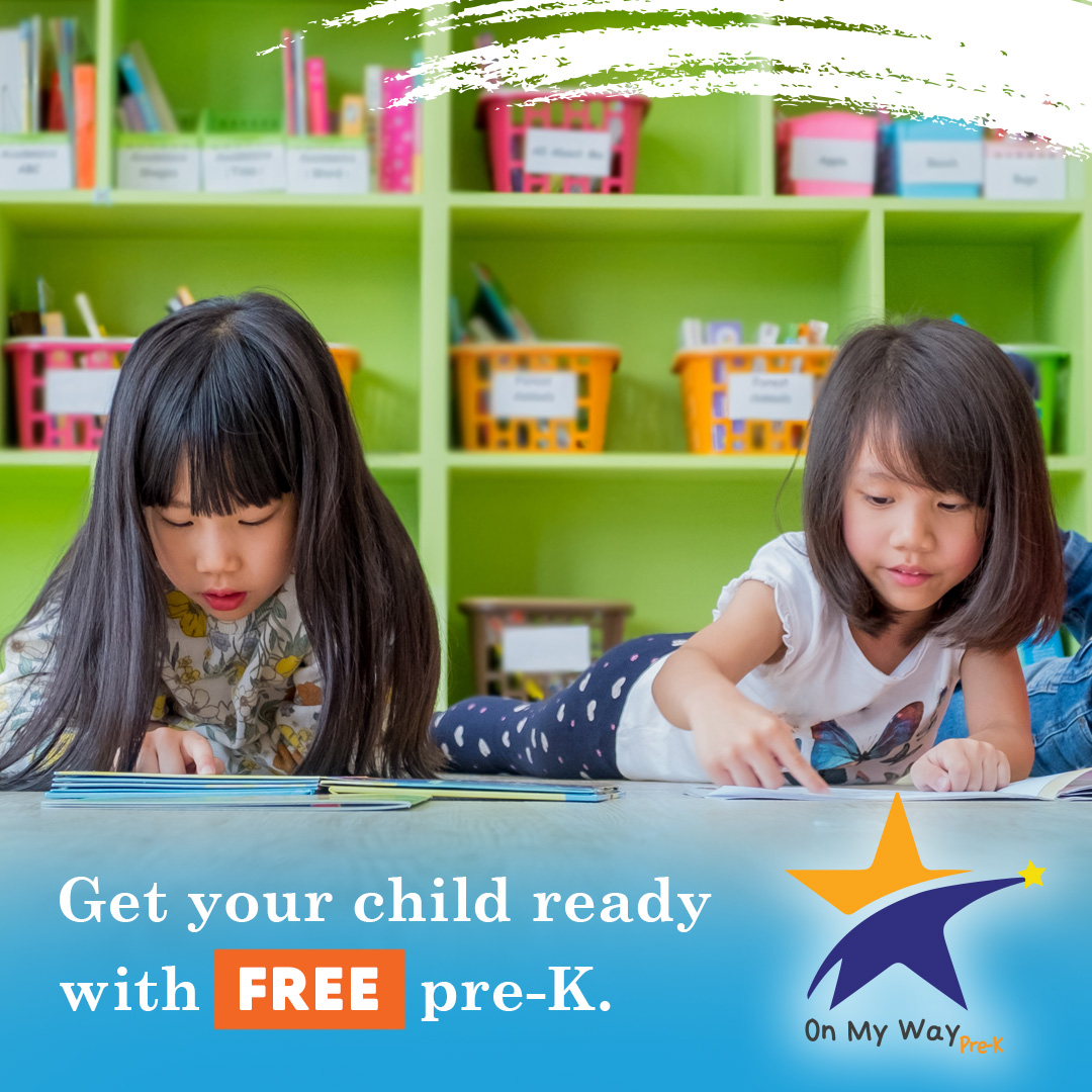 Get your child ready with FREE pre-K.