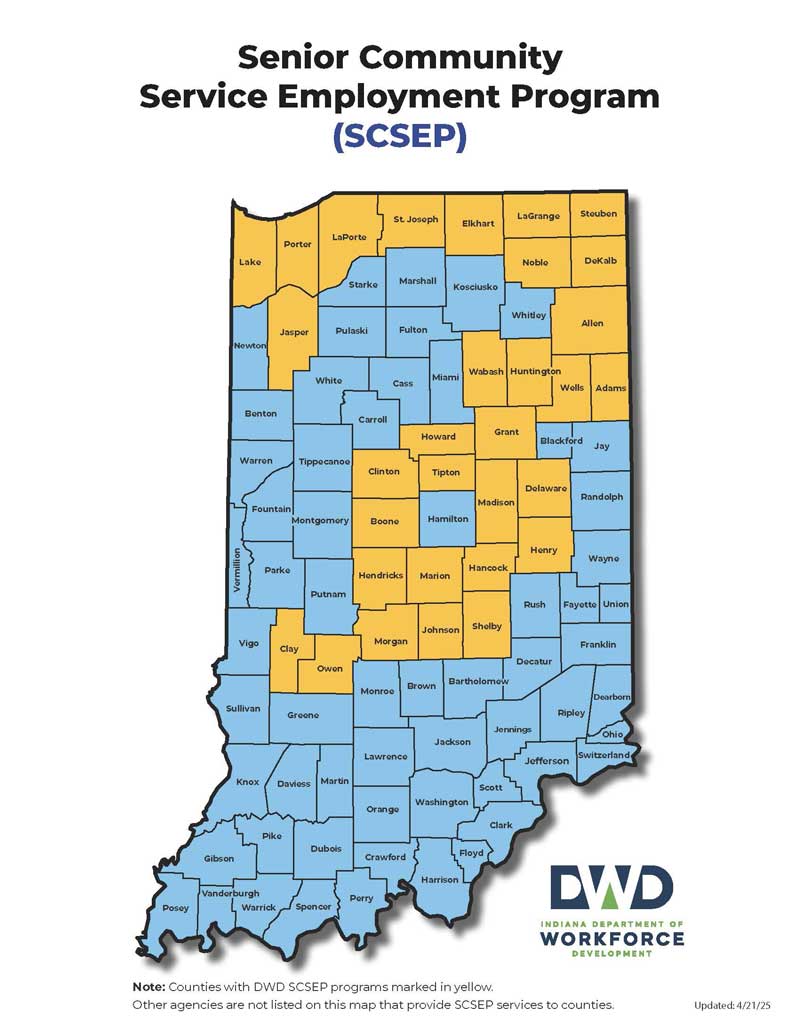 Download the PDF version of the SCSEP service map