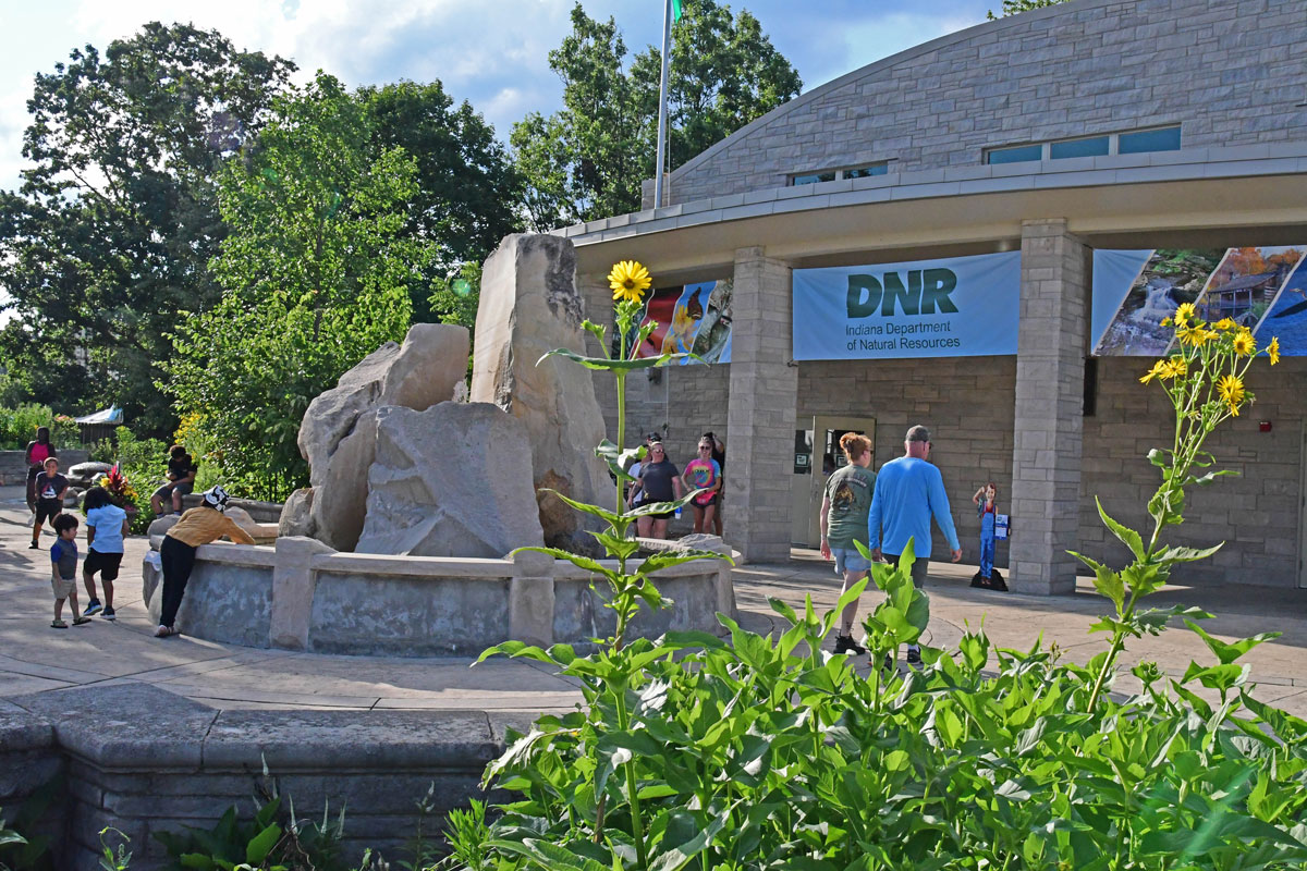 Front of DNR State Fair building