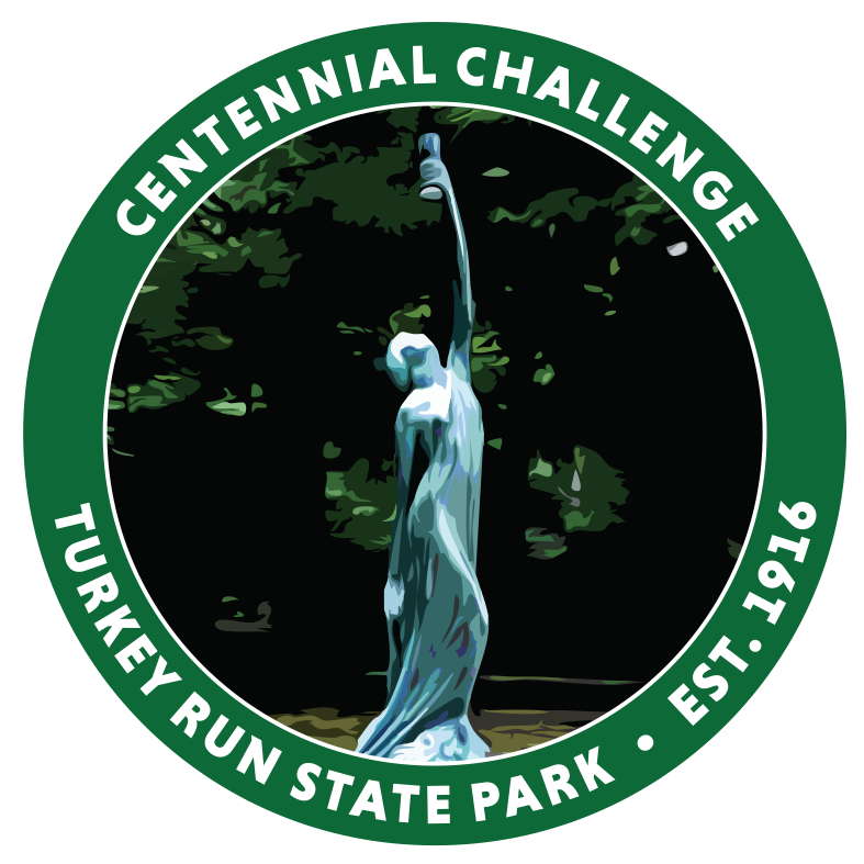 Centennial Challenge at Turkey Run State Park logo