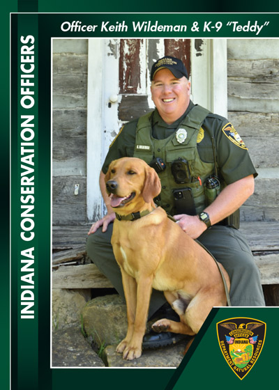 Officer Keith Wildeman and K-9 Teddy