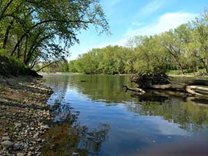 White River at Southwest Way park