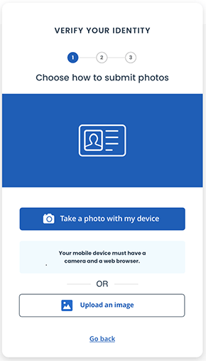 Choose how to submit photos Screenshot