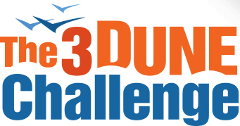 The 3 dune challenge logo