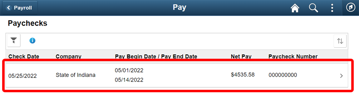 paystub arrow