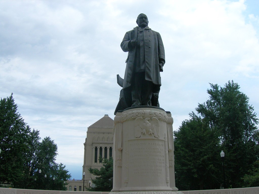 Benjamin Harrison Statue