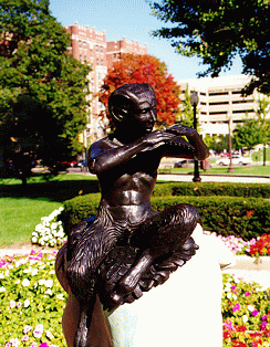 Pan Statue
