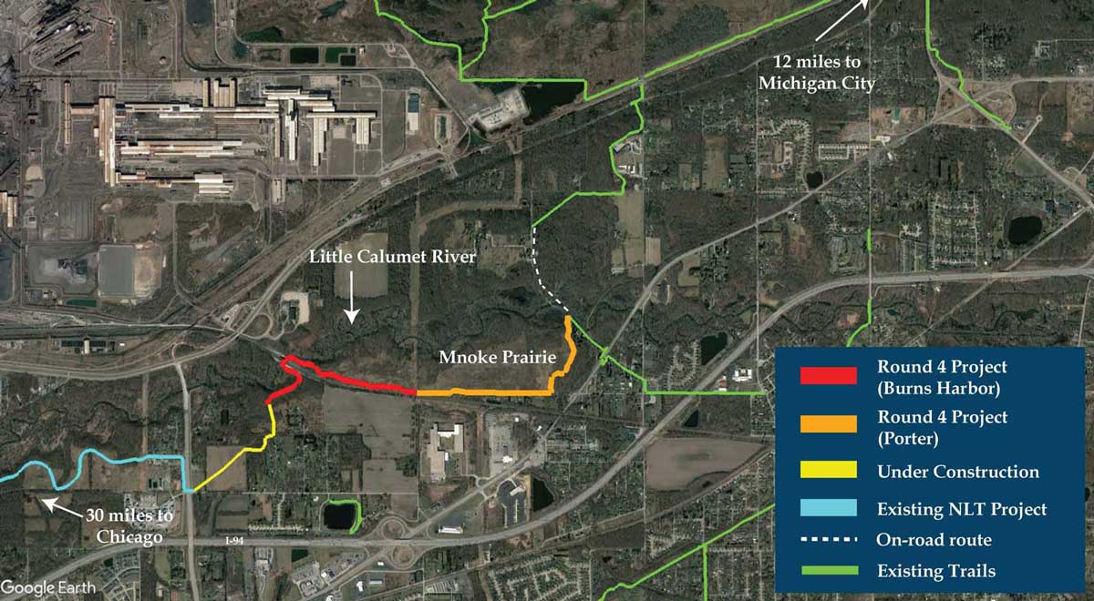 Map of Porter area