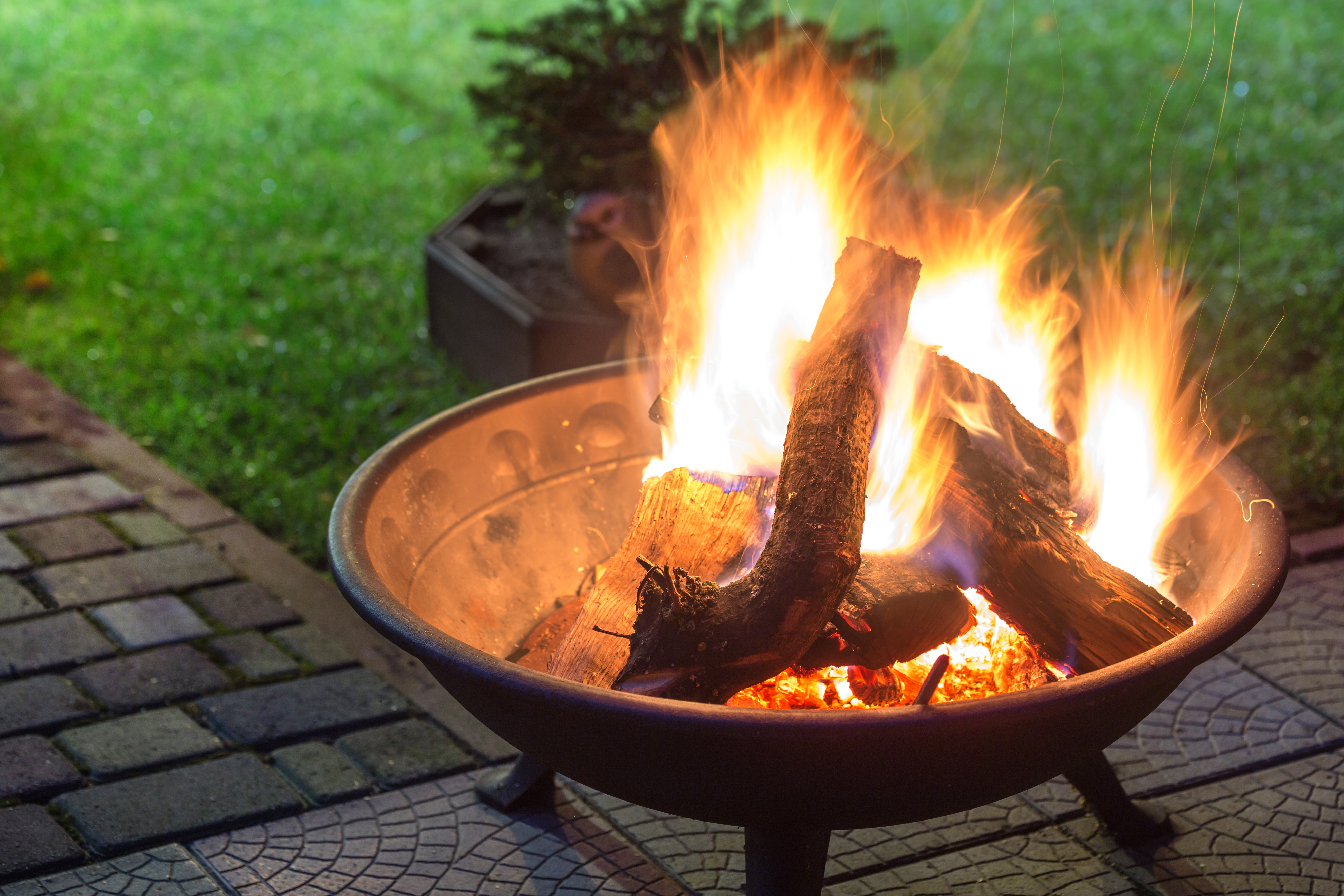 Portable fire