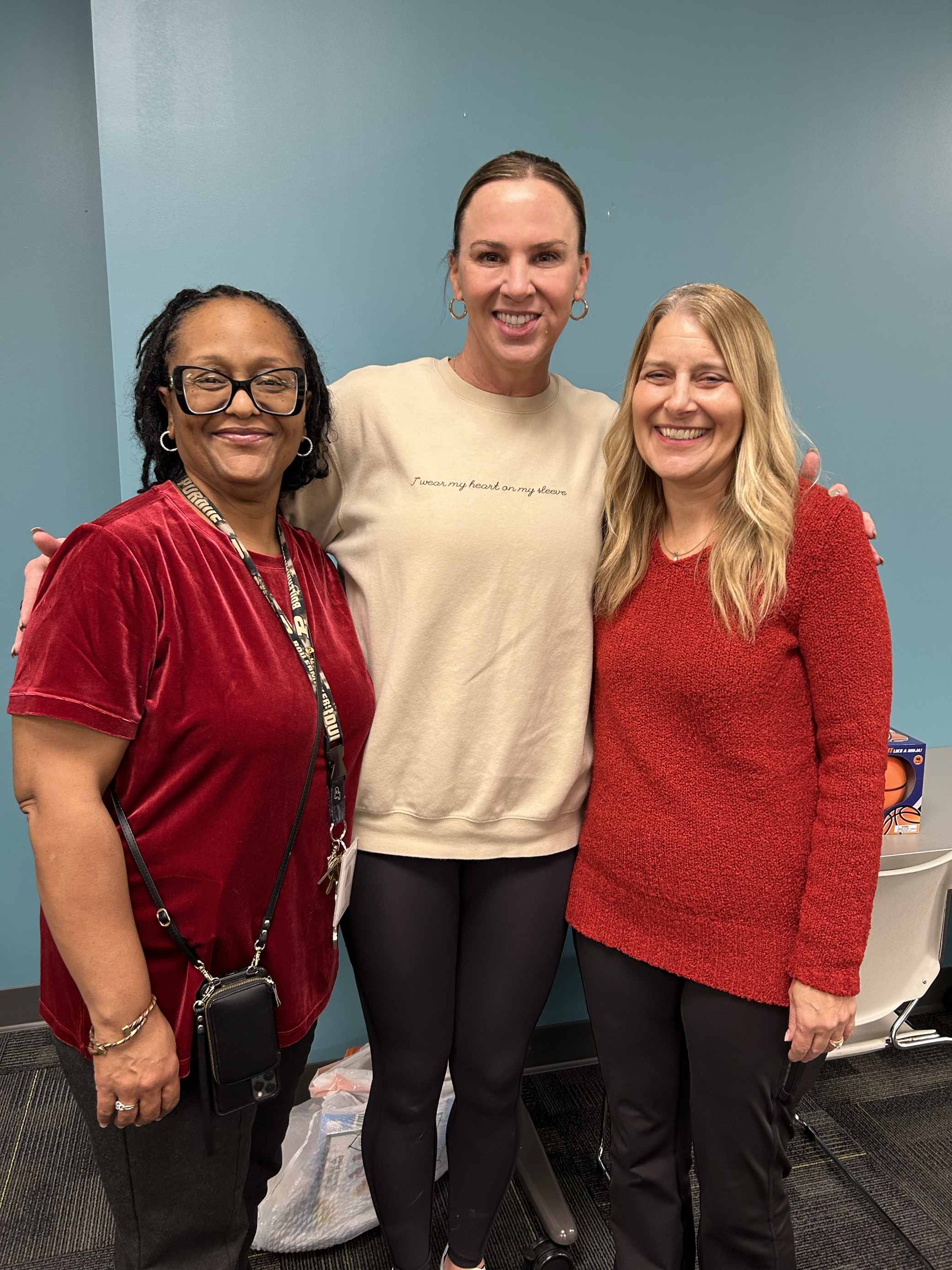 Kriste Smith, Kristin Ballard and Suzy Roth