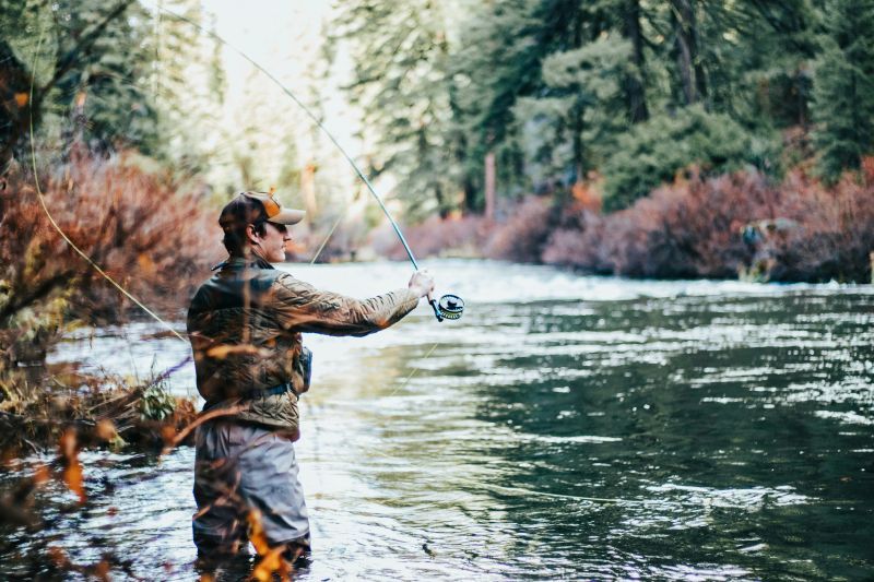 Man Fishing