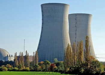 Nuclear power plant towers