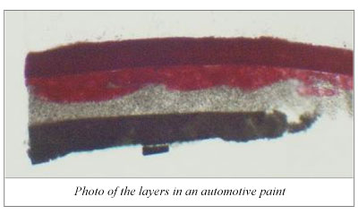 Microanalysis laboratory evidence image