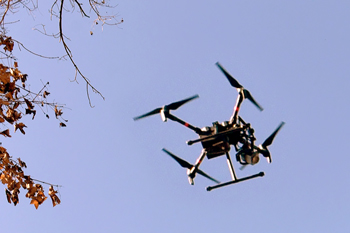 Drone in air