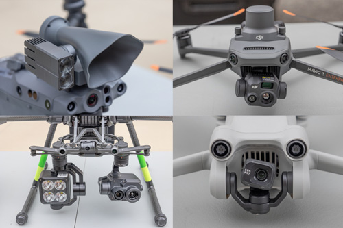 Collage of drones