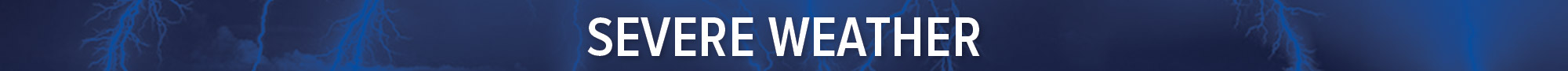 Severe Weather section banner
