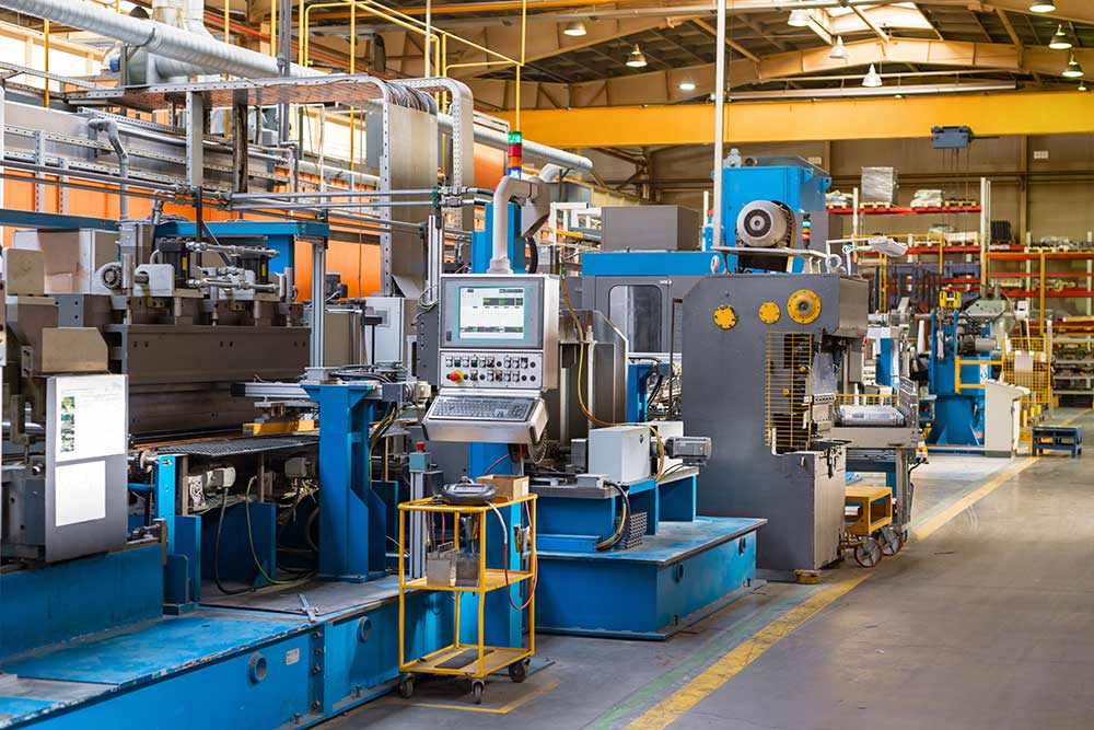 Picture of the inside of a manufacturing facility