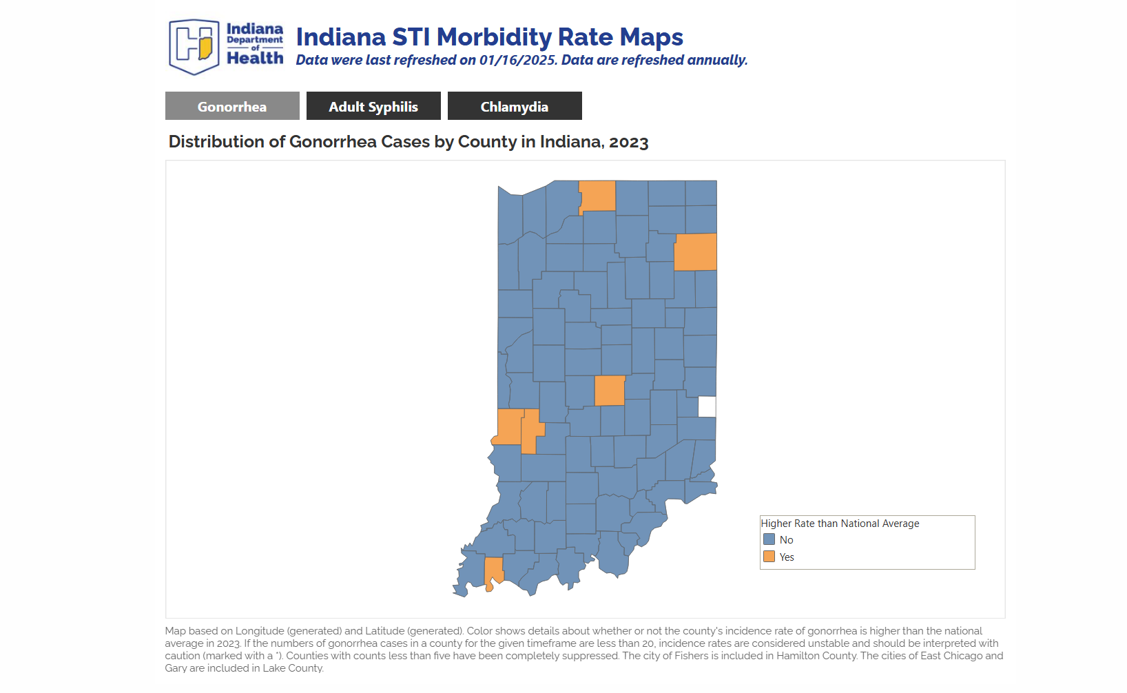 STI Rate Maps
