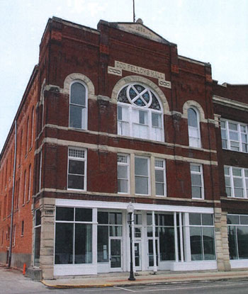 front of building from street