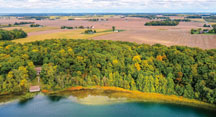 Nearly a mile of undeveloped shoreline is now protected at cold-water Crooked Lake.