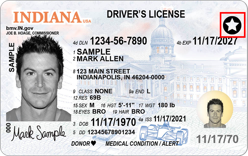 Real ID compliant driver's license