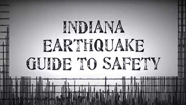 Earthquake safety video screenshot