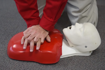 Hands on CPR demonstration model