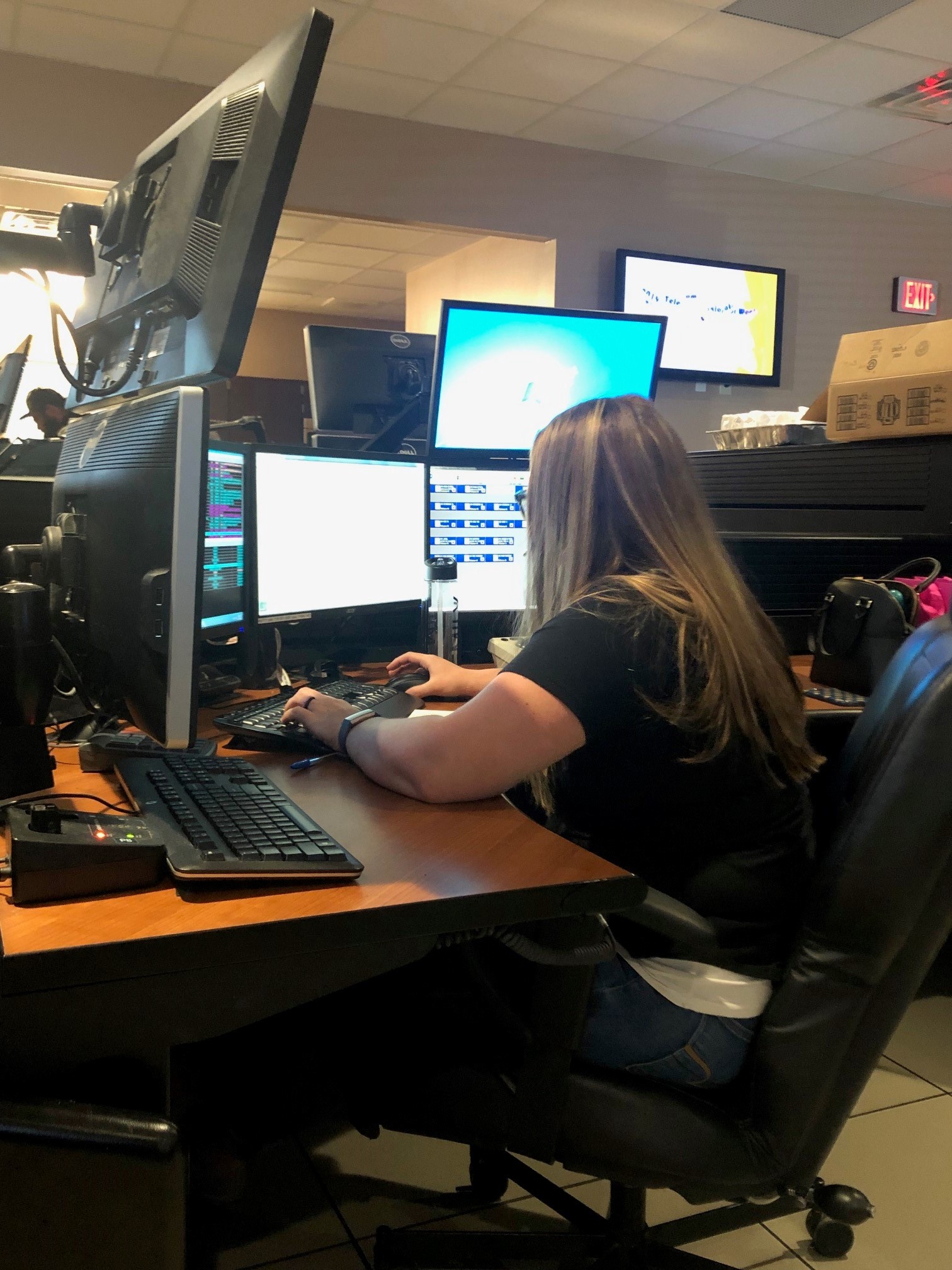 dispatcher at monitor