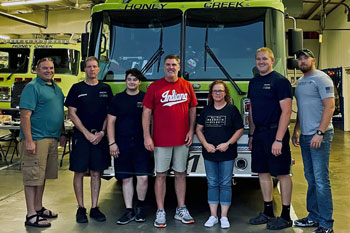 Honey Creek firefighters