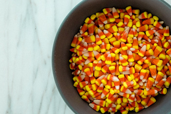 Big bowl of candy corn