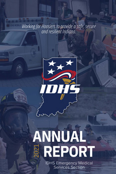 IDHS EMS Section Annual Report 2021 cover