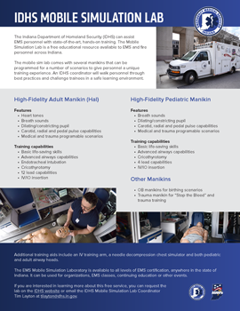 Mobile Sim Lab Flyer