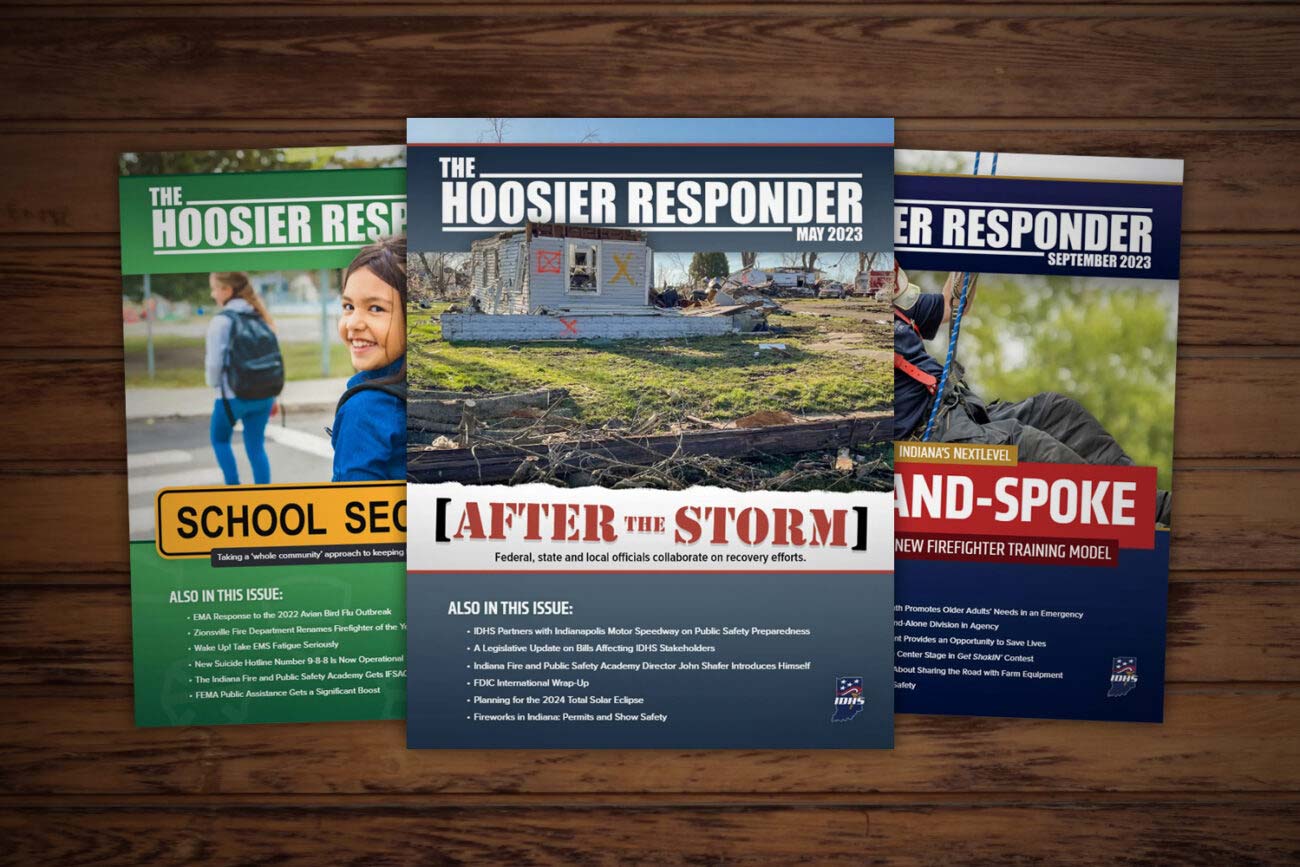 Collection of Hoosier Responder covers