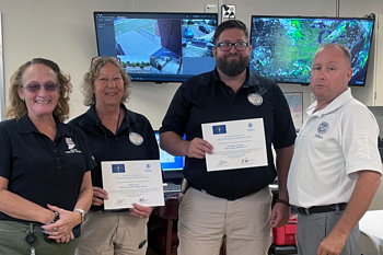 White County EMA staff recognized