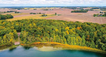 Nearly a mile of undeveloped shoreline is now protected at cold-water Crooked Lake. 