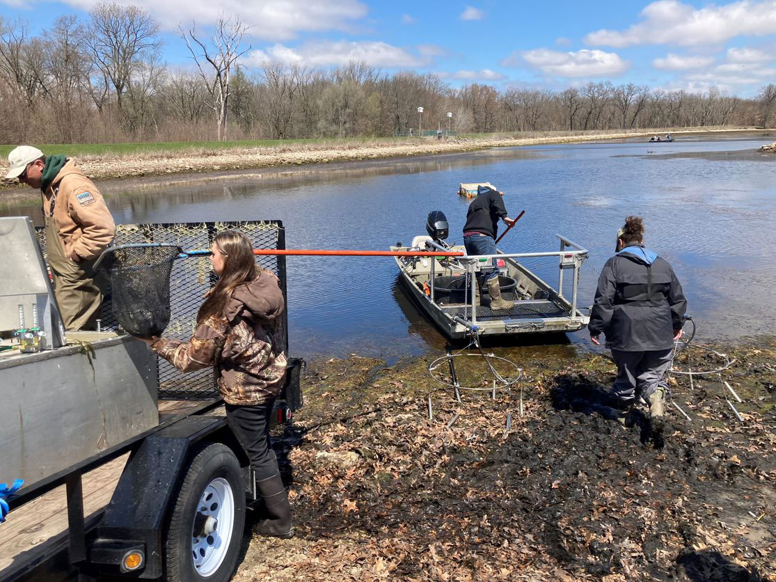 DNR Fish & Wildlife J.C. Murphey Lake renovation
