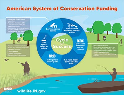 American System of Conservation Funding Infographic