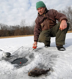 Ice fishing