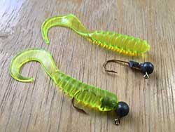 Curly tail Crappie lure