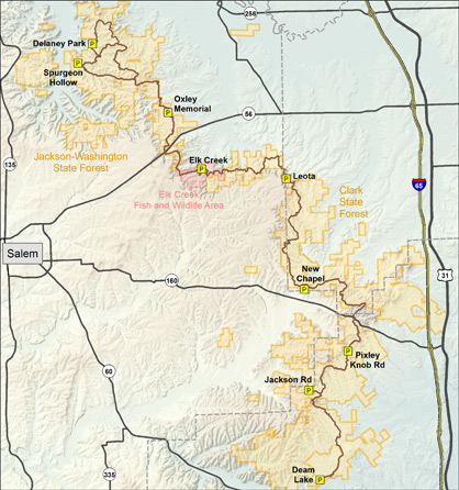 Knobstone Map